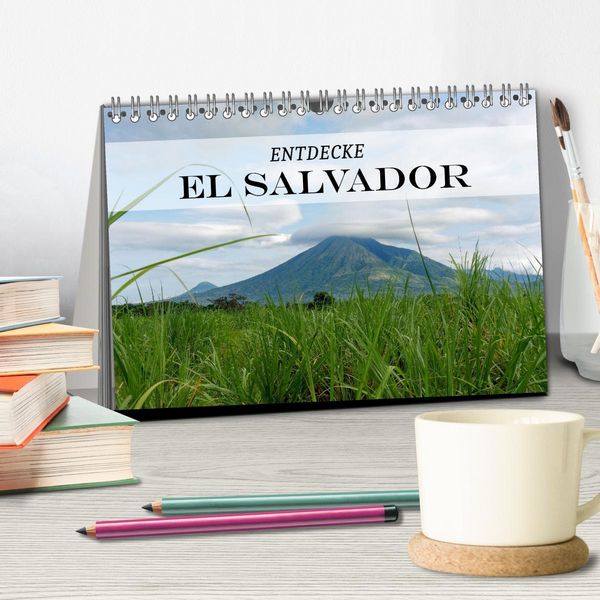 Produktbild: Entdecke El Salvador (Tischkalender 2026 DIN A5 quer), CALVENDO Monatskalender