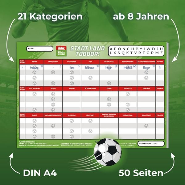 Produktbild: Kicker Kids Stadt-Land-Tor!