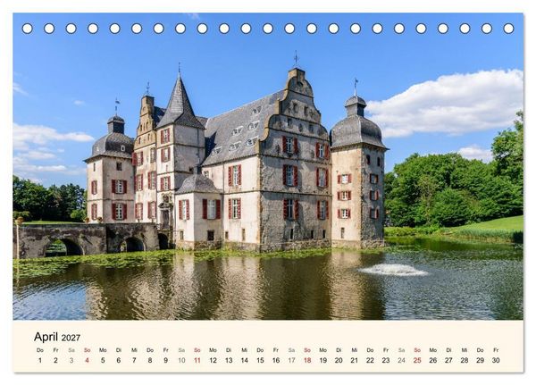 Produktbild: Schl&ouml;sser und Burgen in NRW (Tischkalender 2027 DIN A5 quer), CALVENDO Monatskalender