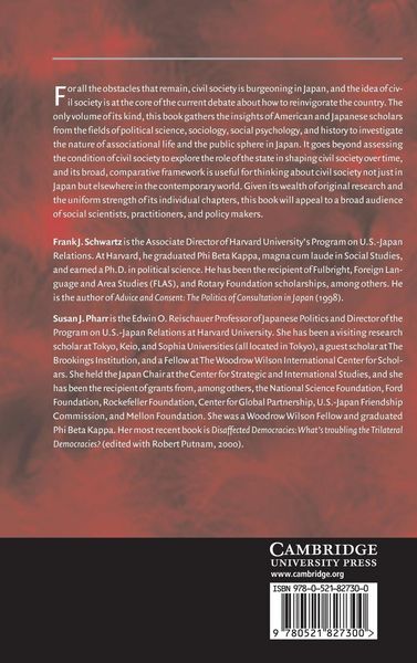 Produktbild: The State of Civil Society in Japan