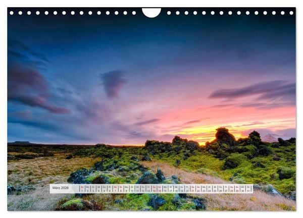 Produktbild: Island - Insel der Sehnsucht (Wandkalender 2026 DIN A4 quer), CALVENDO Monatskalender