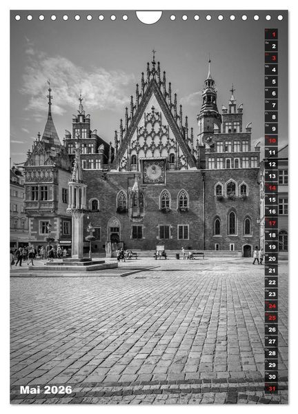 Produktbild: BRESLAU SCHWARZWEI&szlig; (Wandkalender 2026 DIN A4 hoch), CALVENDO Monatskalender