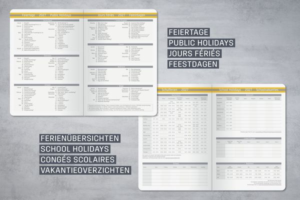 Produktbild: SIGEL L2704 Wochenkalender Linescape 2027, ca. A5, , hellgrau, gelb