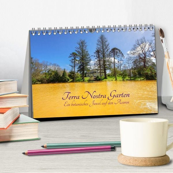 Produktbild: Terra Nostra Garten - ein botanisches Juwel auf den Azoren (Tischkalender 2026 DIN A5 quer), CALVENDO Monatskalender