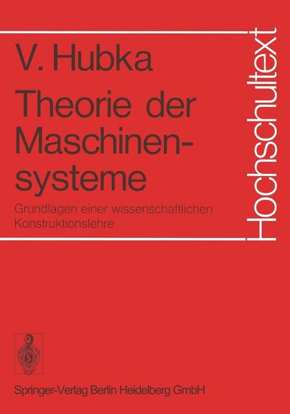 Produktbild: Theorie der Maschinensysteme