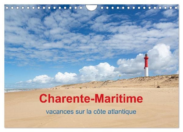 Produktbild: Charente-Maritime vacances sur la c&ocirc;te atlantique (Calendrier mural 2026 DIN A4 vertical), CALVENDO calendrier mensuel