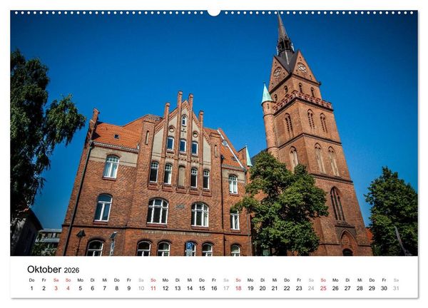 Produktbild: L&uuml;beck - Das Tor zur Ostsee (hochwertiger Premium Wandkalender 2026 DIN A2 quer), Kunstdruck in Hochglanz