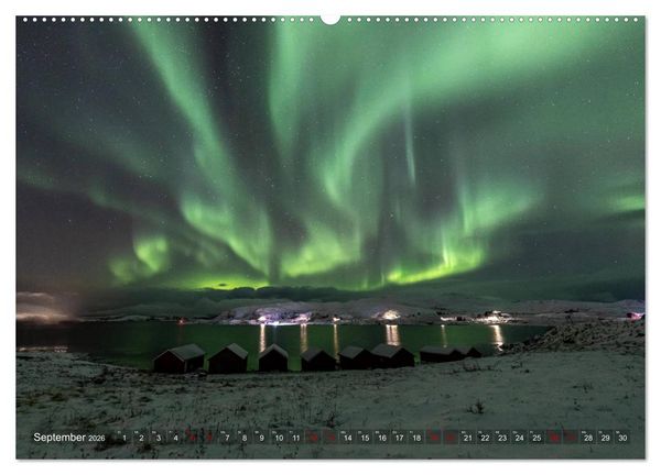 Produktbild: Polarnacht in Troms&oslash; (Wandkalender 2026 DIN A2 quer), CALVENDO Monatskalender