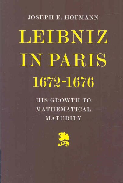 Produktbild: Leibniz in Paris 1672-1676