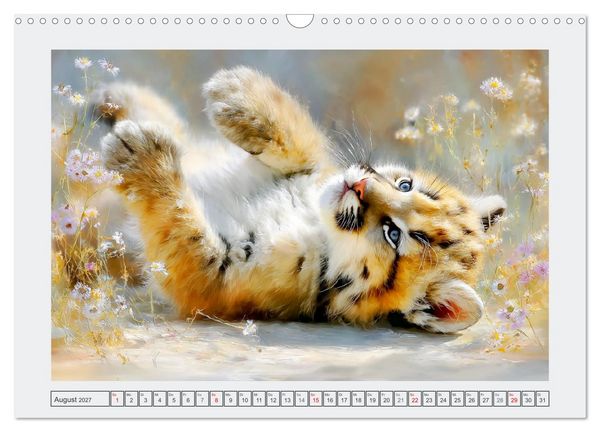 Produktbild: Pumababys. Verspielte Bergl&ouml;wenkinder in der Natur (Wandkalender 2027 DIN A3 quer), CALVENDO Monatskalender