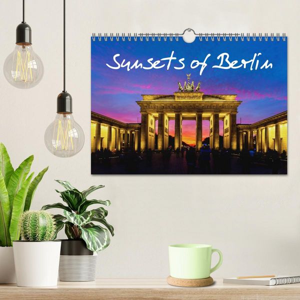 Produktbild: Sunsets of Berlin (Wall Calendar 2026 DIN A4 landscape), CALVENDO 12 Month Wall Calendar