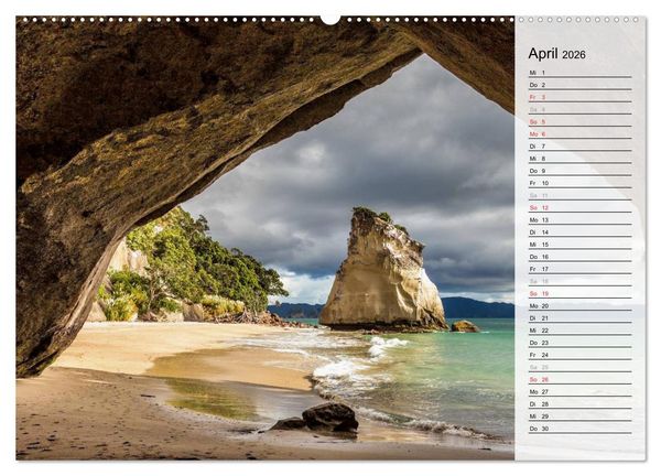 Produktbild: Sehnsucht nach Neuseeland (Wandkalender 2026 DIN A2 quer), CALVENDO Monatskalender