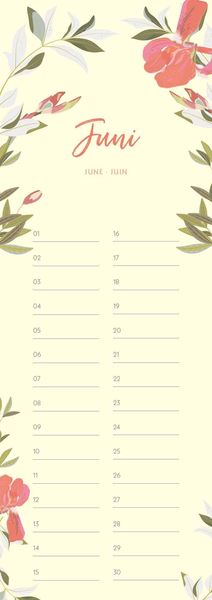 Produktbild: Geburtstagskalender Floral