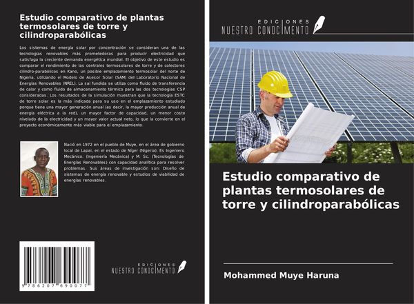 Produktbild: Estudio comparativo de plantas termosolares de torre y cilindroparab&oacute;licas