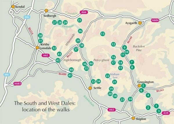 Produktbild: Walking in the Yorkshire Dales: South and West