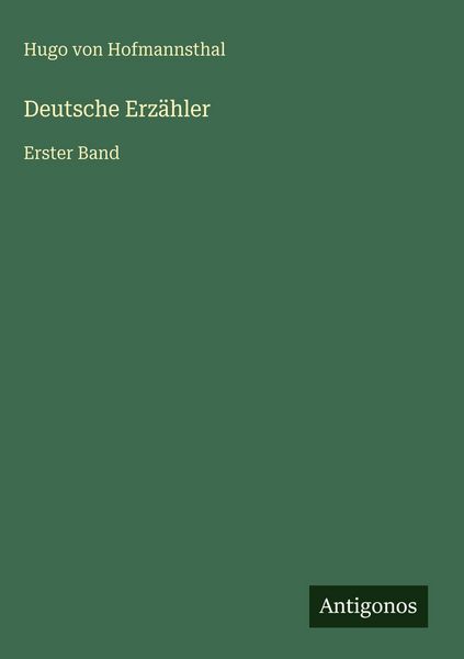 Produktbild: Deutsche Erz&auml;hler
