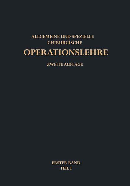 Produktbild: Allgemeine Operationslehre