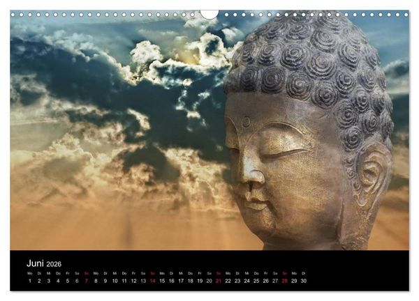 Produktbild: All U Buddhas (Wandkalender 2026 DIN A3 quer), CALVENDO Monatskalender