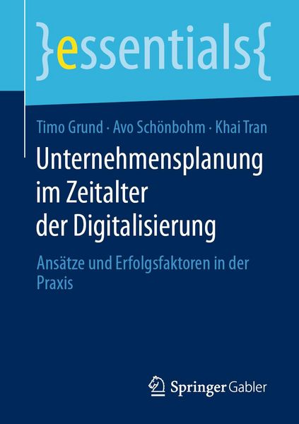 Produktbild: Unternehmensplanung im Zeitalter der Digitalisierung