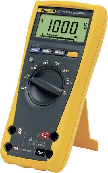 Produktbild: Fluke 177 Hand-Multimeter digital CAT III 1000 V, CAT IV 600 V Anzeige (Counts): 6000