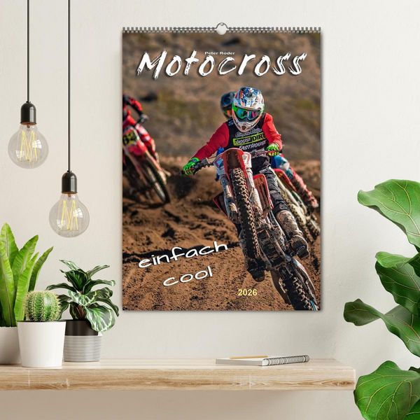 Produktbild: Motocross - einfach cool (Wandkalender 2026 DIN A2 hoch), CALVENDO Monatskalender