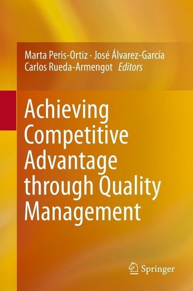 Produktbild: Achieving Competitive Advantage through Quality Management