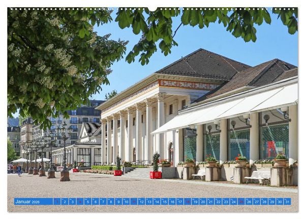 Produktbild: So sch&ouml;n ist Baden-Baden (hochwertiger Premium Wandkalender 2026 DIN A2 quer), Kunstdruck in Hochglanz