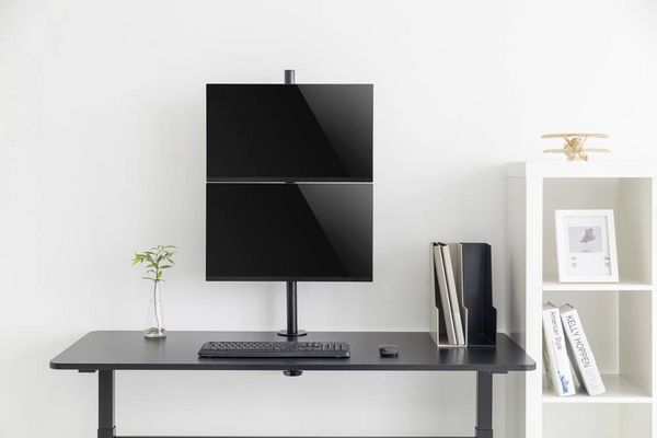 Produktbild: SpeaKa Professional SP-MM-420 Monitorhalterung 2 Display(s) 33,8 cm (13,3") - 81,3 cm (32") Schwarz Neigbar, Schwenkbar, Drehbar, H&ouml;henverstellbar