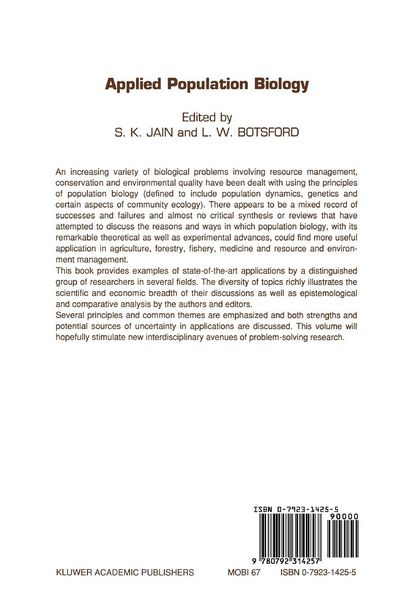 Produktbild: Applied Population Biology