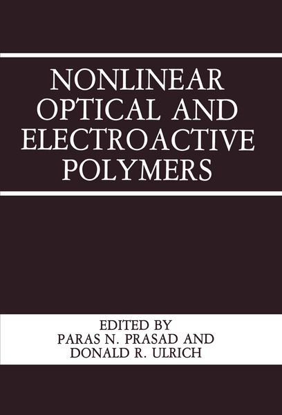 Produktbild: Nonlinear Optical and Electroactive Polymers