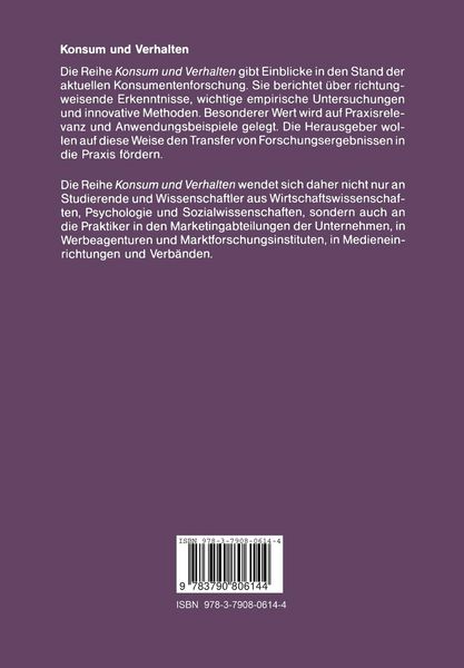 Produktbild: Verhaltenswirksame Bildmotive in der Werbung