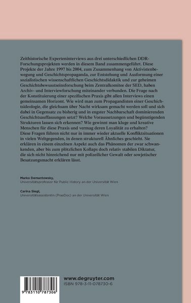 Produktbild: DDR-Geschichtspropagandisten