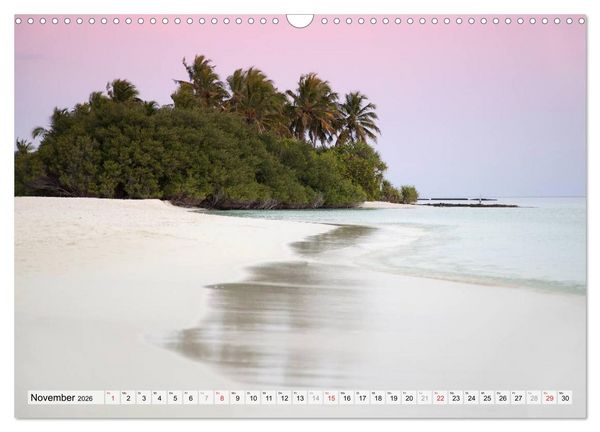 Produktbild: MALEDIVEN (Wandkalender 2026 DIN A3 quer), CALVENDO Monatskalender