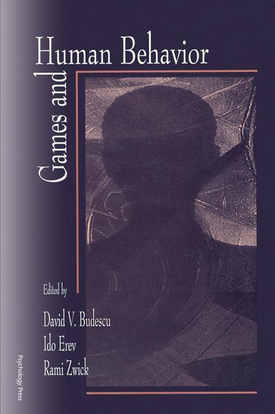 Produktbild: Games and Human Behavior