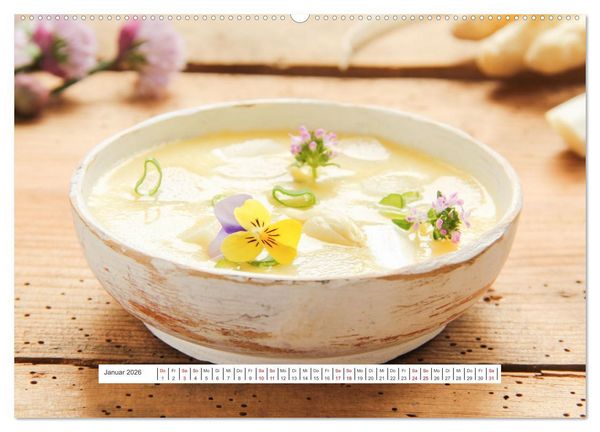 Produktbild: K&ouml;stlicher Spargel (Wandkalender 2026 DIN A2 quer), CALVENDO Monatskalender