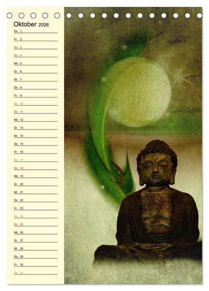 Produktbild: Buddha (Tischkalender 2026 DIN A5 hoch), CALVENDO Monatskalender