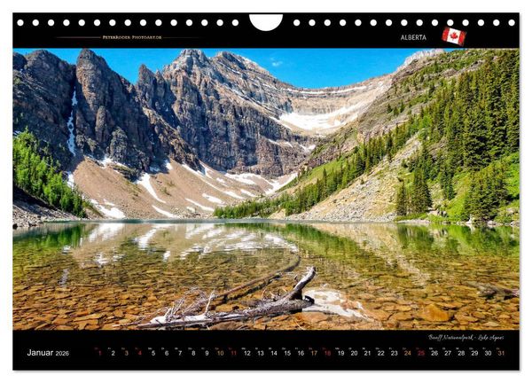 Produktbild: Kanada - eine Reise durch Kanadas einzigartige Provinzen und Territorien (Wandkalender 2026 DIN A4 quer), CALVENDO Monatskalender