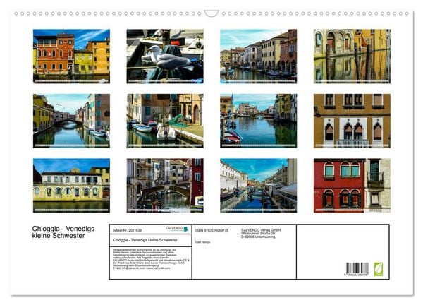 Produktbild: Chioggia - Venedigs kleine Schwester (Wandkalender 2026 DIN A2 quer), CALVENDO Monatskalender