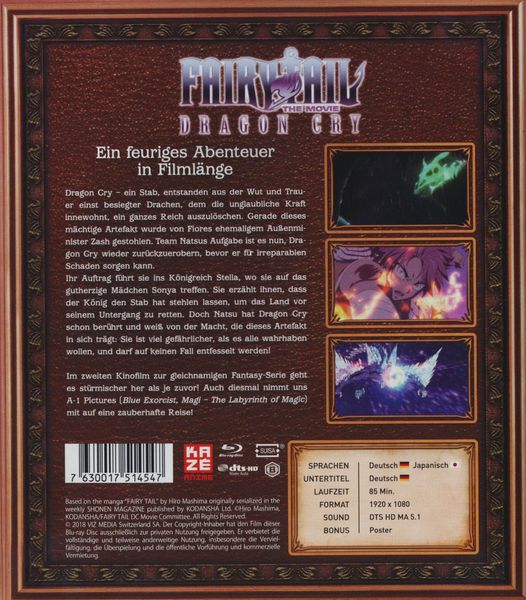 Produktbild: Fairy Tail: Dragon Cry (Movie 2)