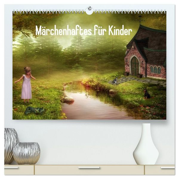 Produktbild: M&auml;rchenhaftes f&uuml;r Kinder (hochwertiger Premium Wandkalender 2026 DIN A2 quer), Kunstdruck in Hochglanz