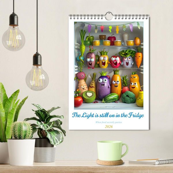 Produktbild: The Light ist still on in the Fridge (Wall Calendar 2026 DIN A4 portrait), CALVENDO 12 Month Wall Calendar