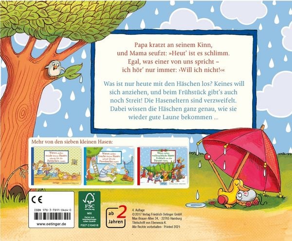 Produktbild: Wenn sieben grummelige Hasen quietschvergn&uuml;gt durch Pf&uuml;tzen rasen