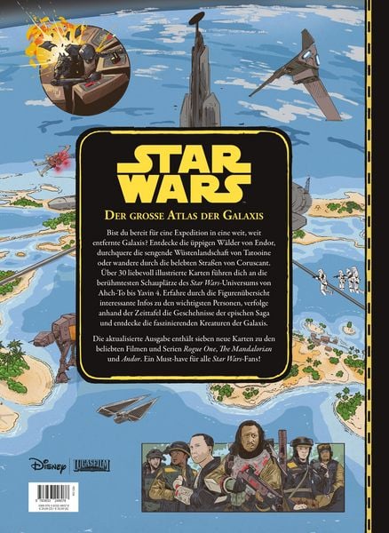 Produktbild: Star Wars: Der gro&szlig;e Atlas der Galaxis - Kartografie, Zeitabl&auml;ufe & Historische Figuren