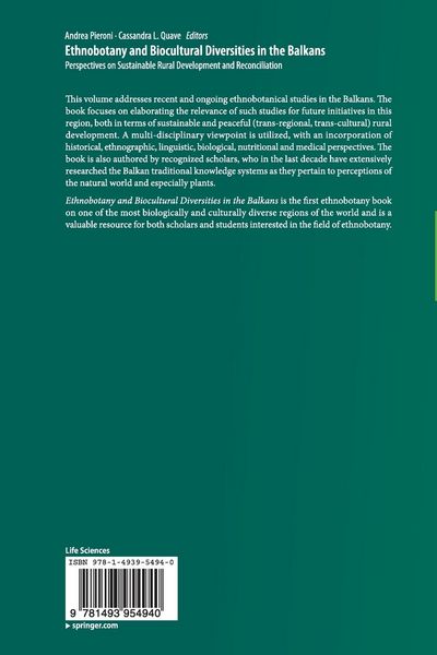 Produktbild: Ethnobotany and Biocultural Diversities in the Balkans