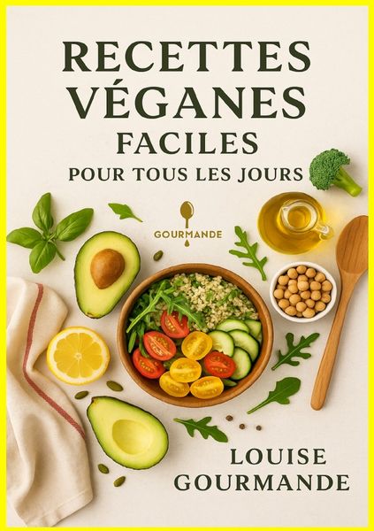 Produktbild: Recettes V&eacute;ganes Faciles pour Tous les Jours