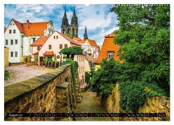 Produktbild: Mei&szlig;en Impressionen (Wandkalender 2027 DIN A2 quer), CALVENDO Monatskalender