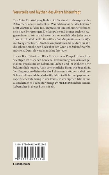 Produktbild: Das Alter - Impulse f&uuml;r die bessere H&auml;lfte