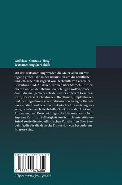 Produktbild: Textsammlung Sterbehilfe