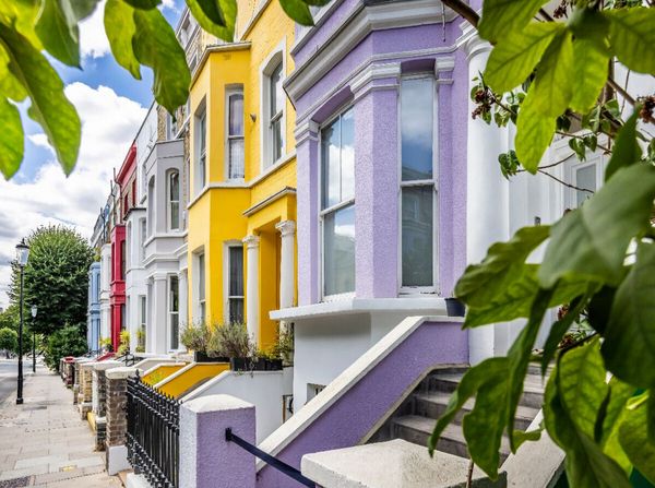 Produktbild: CALVENDO Puzzle Bunte Hausfassaden mit Stil Notting Hill | 2000 Teile Lege-Gr&ouml;&szlig;e 90x67cm Foto-Puzzle f&uuml;r gl&uuml;ckliche Stunden