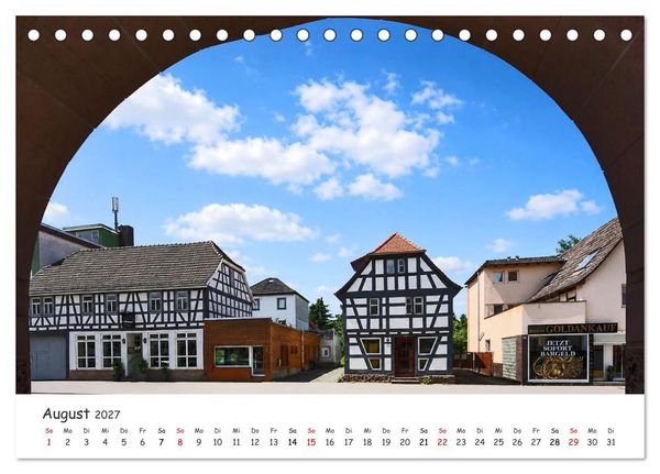 Produktbild: Facettenreiches Dreieich (Tischkalender 2027 DIN A5 quer), CALVENDO Monatskalender